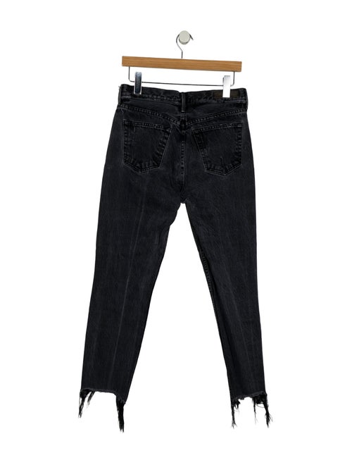 GRLFRND High-Rise Straight Leg Jeans