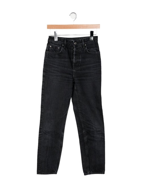 GRLFRND Mid-Rise Straight Leg Jeans