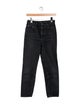 GRLFRND Mid-Rise Straight Leg Jeans