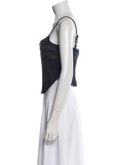 GRLFRND Square Neckline Sleeveless Crop Top