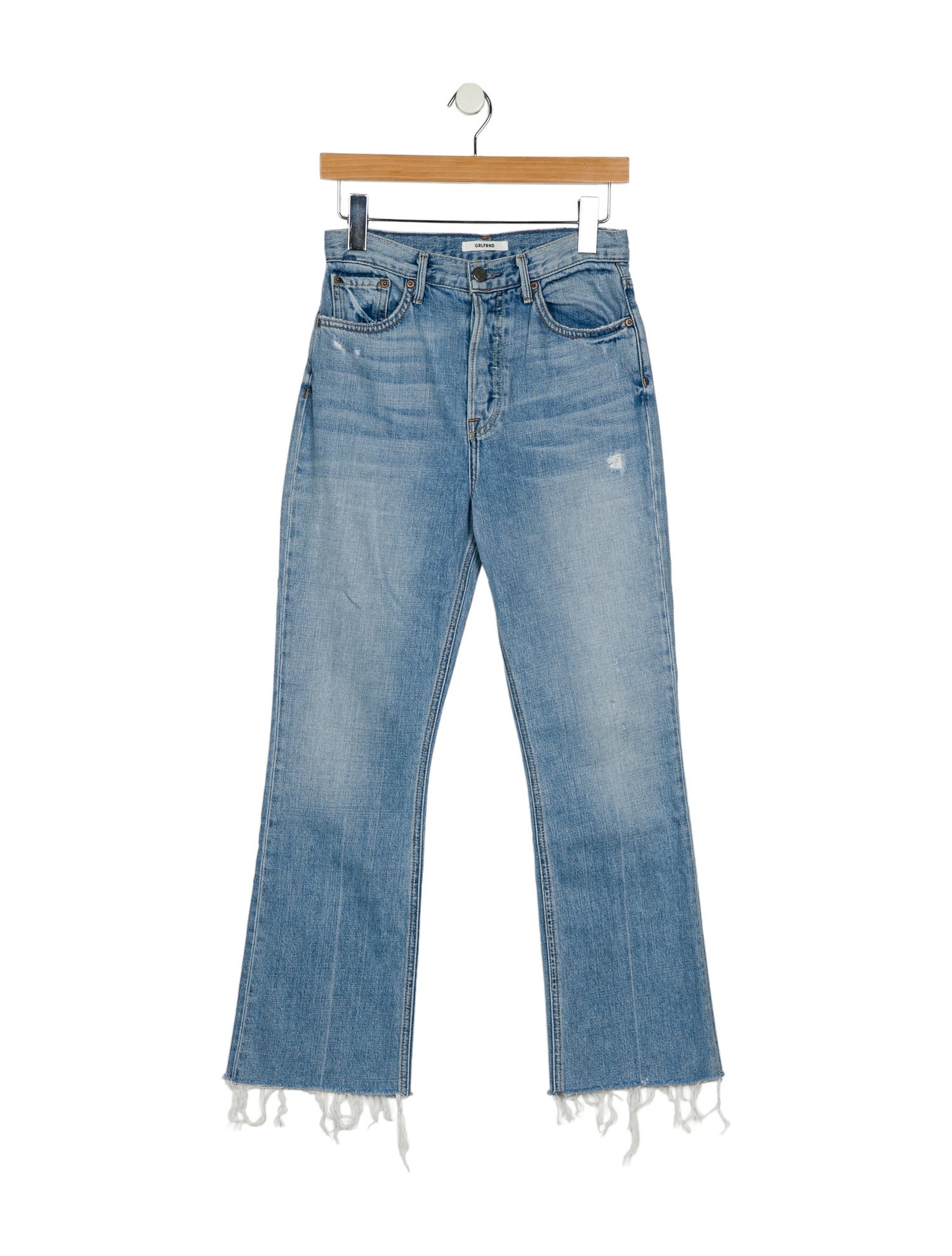 GRLFRND High-Rise Wide Leg Jeans