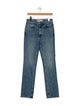 GRLFRND High-Rise Straight Leg Jeans