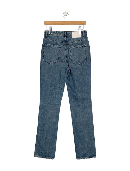 GRLFRND High-Rise Straight Leg Jeans