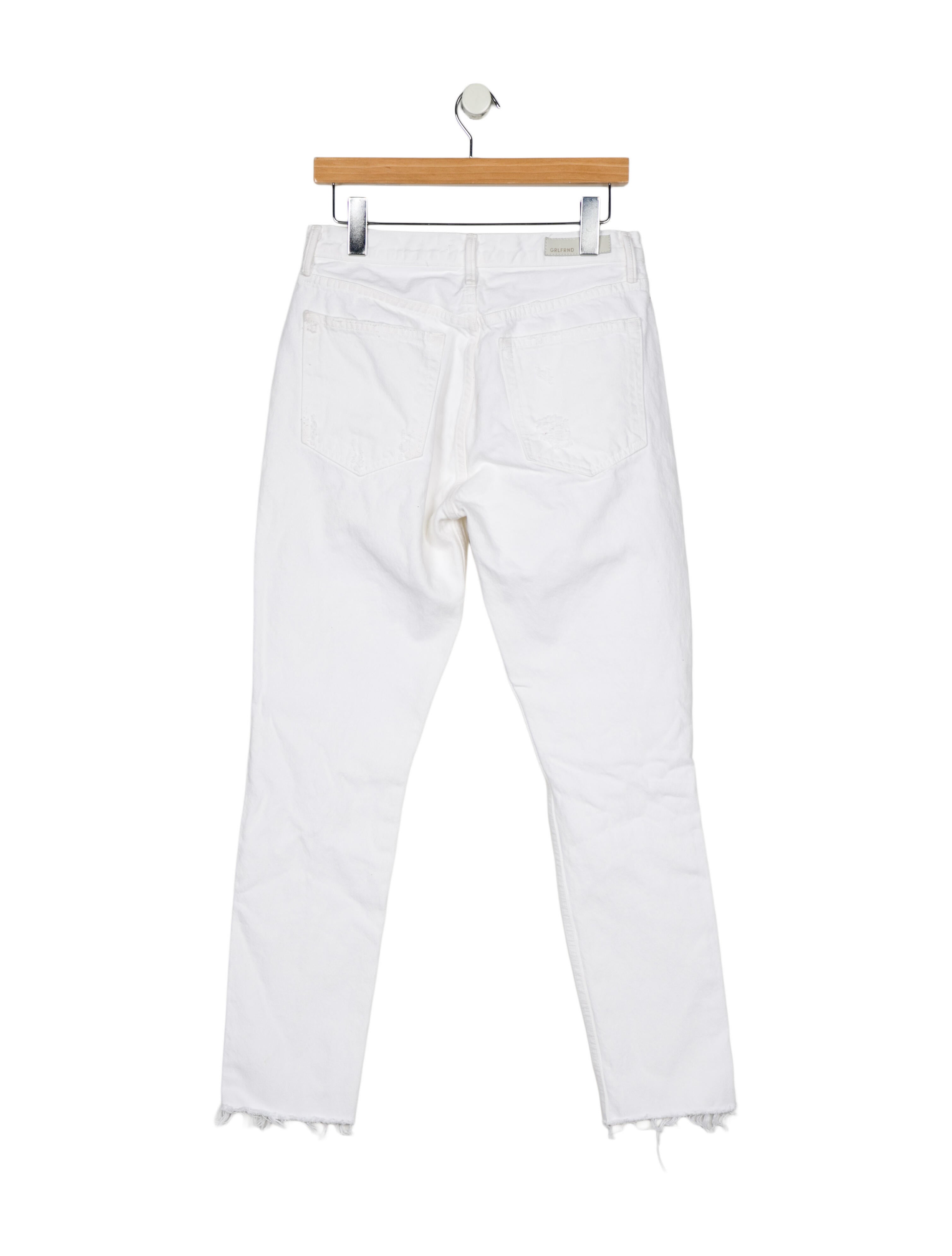 GRLFRND Mid-Rise Straight Leg Jeans