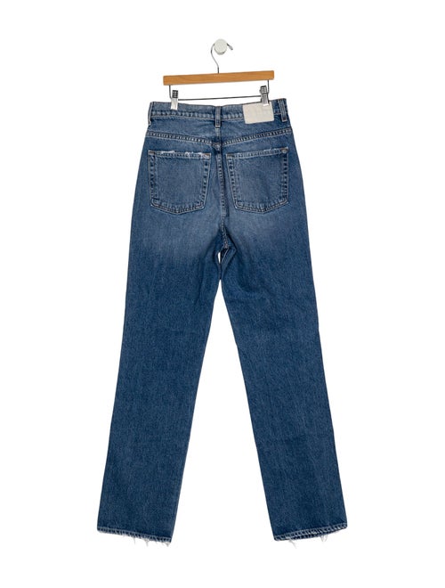 GRLFRND High-Rise Straight Leg Jeans
