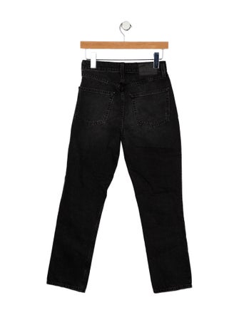 GRLFRND High-Rise Straight Leg Jeans