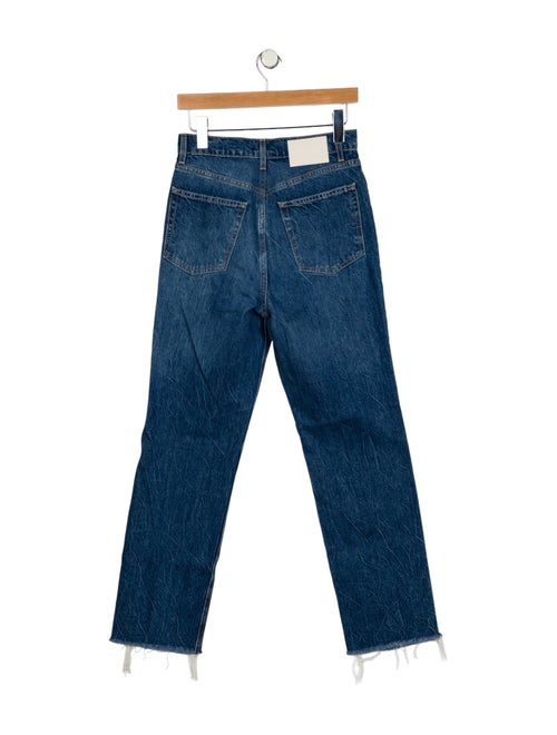 GRLFRND High-Rise Straight Leg Jeans