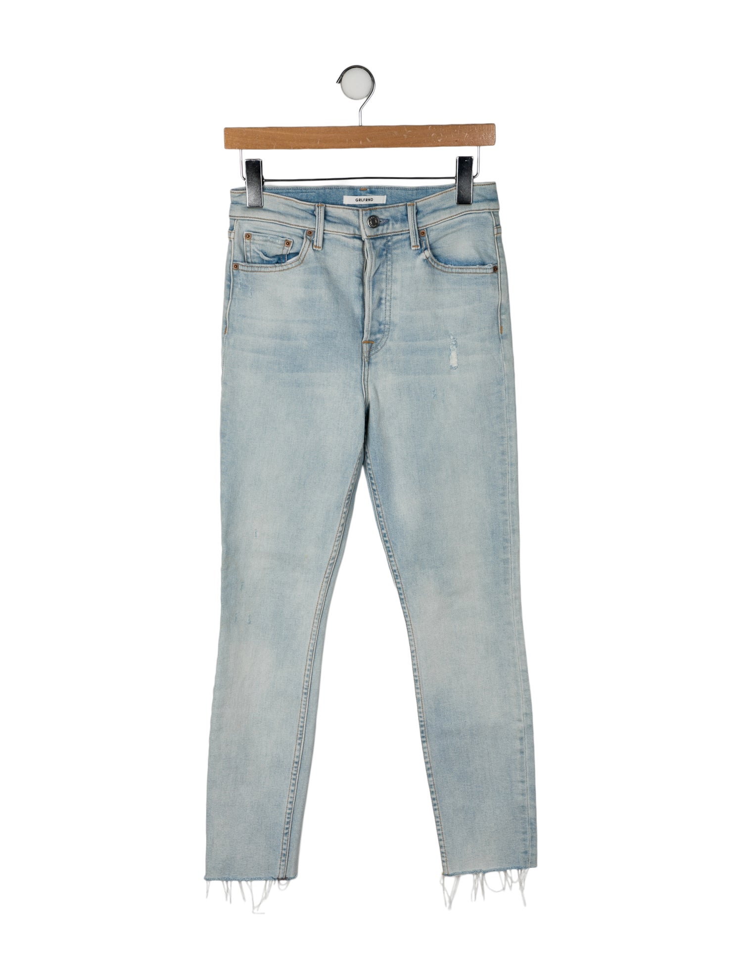 GRLFRND Mid-Rise Skinny Leg Jeans