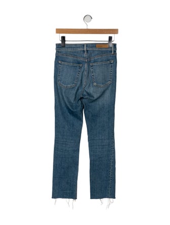GRLFRND Mid-Rise Straight Leg Jeans