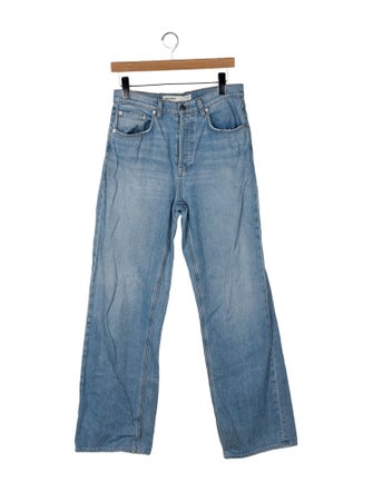 GRLFRND High-Rise Wide Leg Jeans