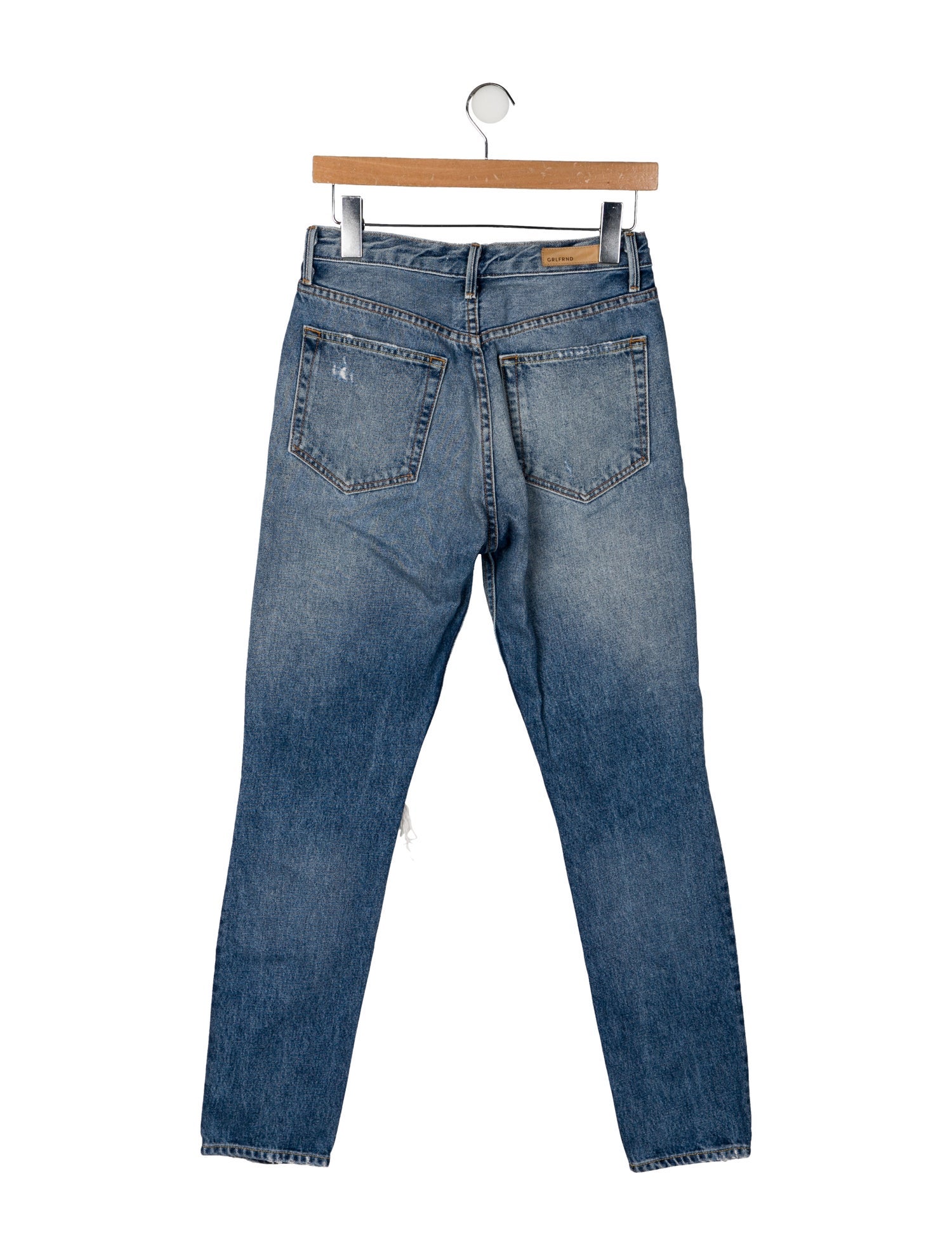 GRLFRND Mid-Rise Skinny Leg Jeans