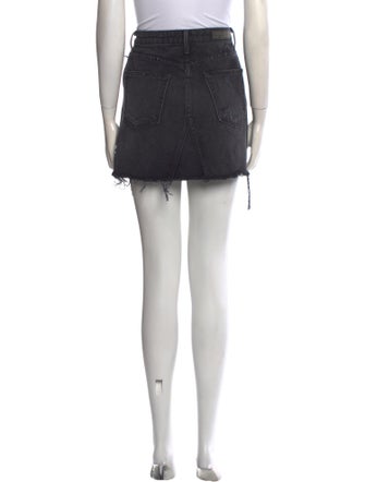 GRLFRND Distressed Accents Mini Skirt