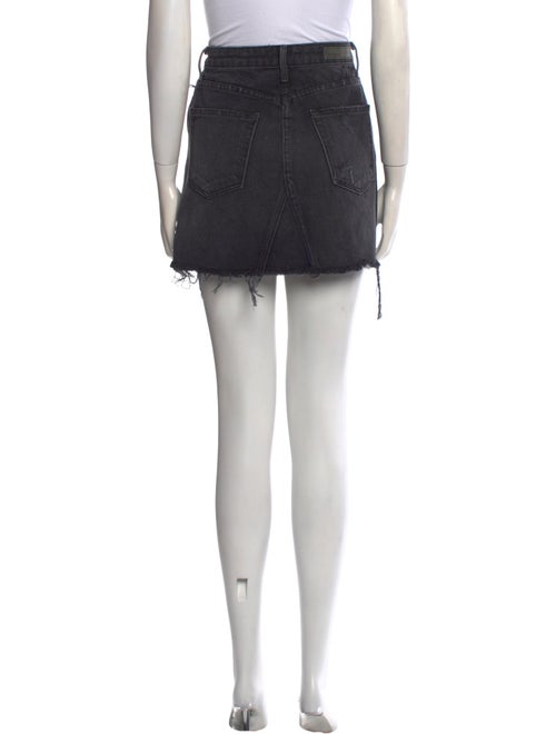 GRLFRND Distressed Accents Mini Skirt