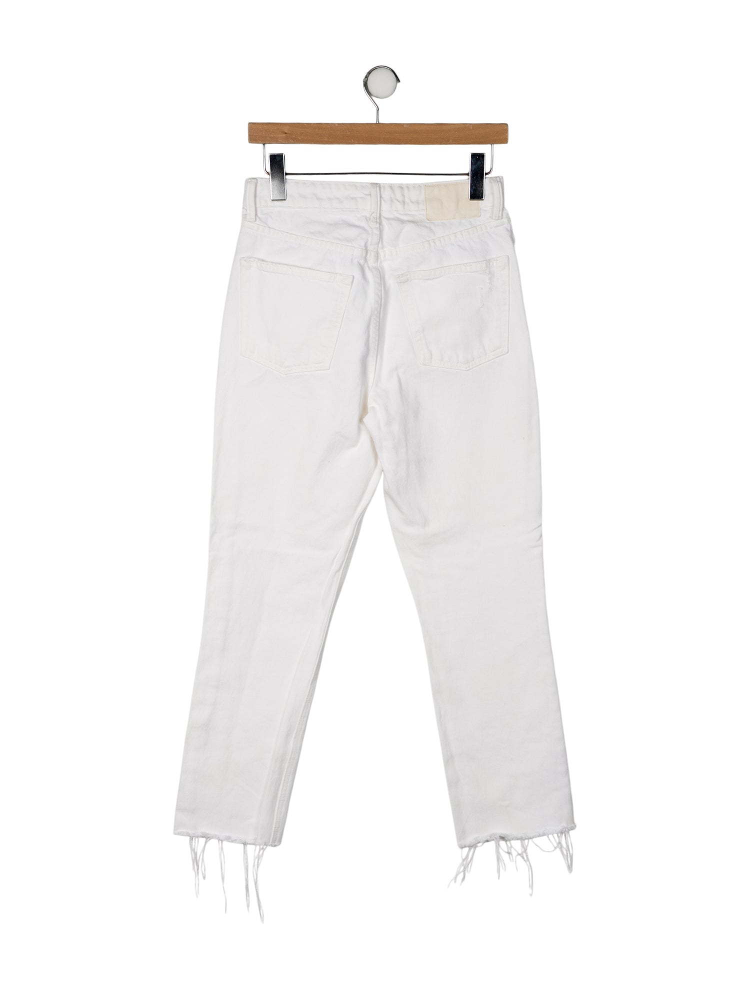 GRLFRND High-Rise Straight Leg Jeans