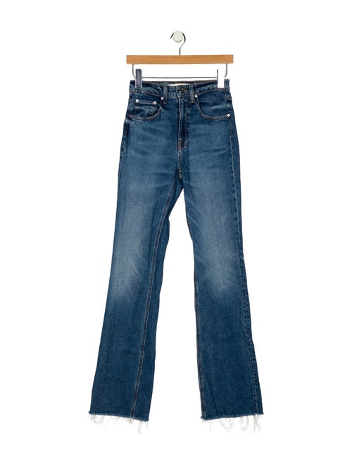 GRLFRND Mid-Rise Straight Leg Jeans