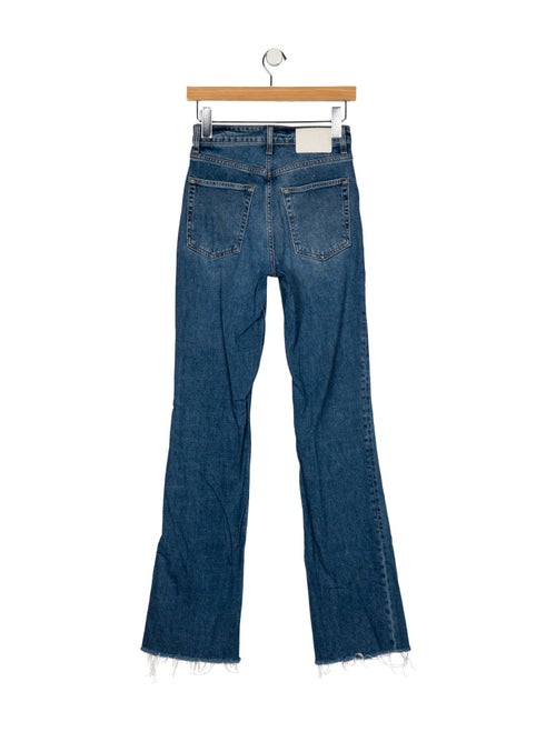 GRLFRND Mid-Rise Straight Leg Jeans