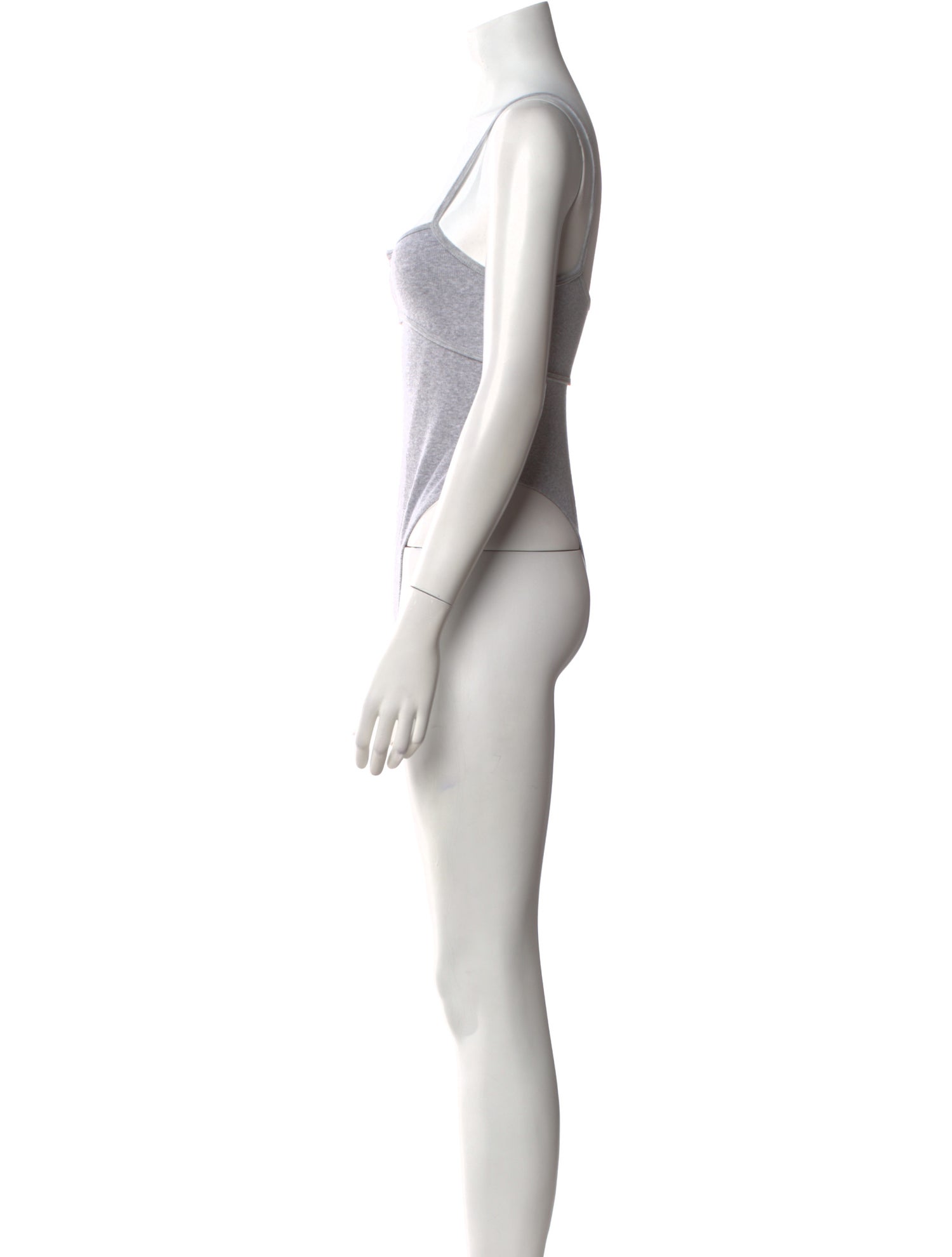 GRLFRND Square Neckline Sleeveless Bodysuit