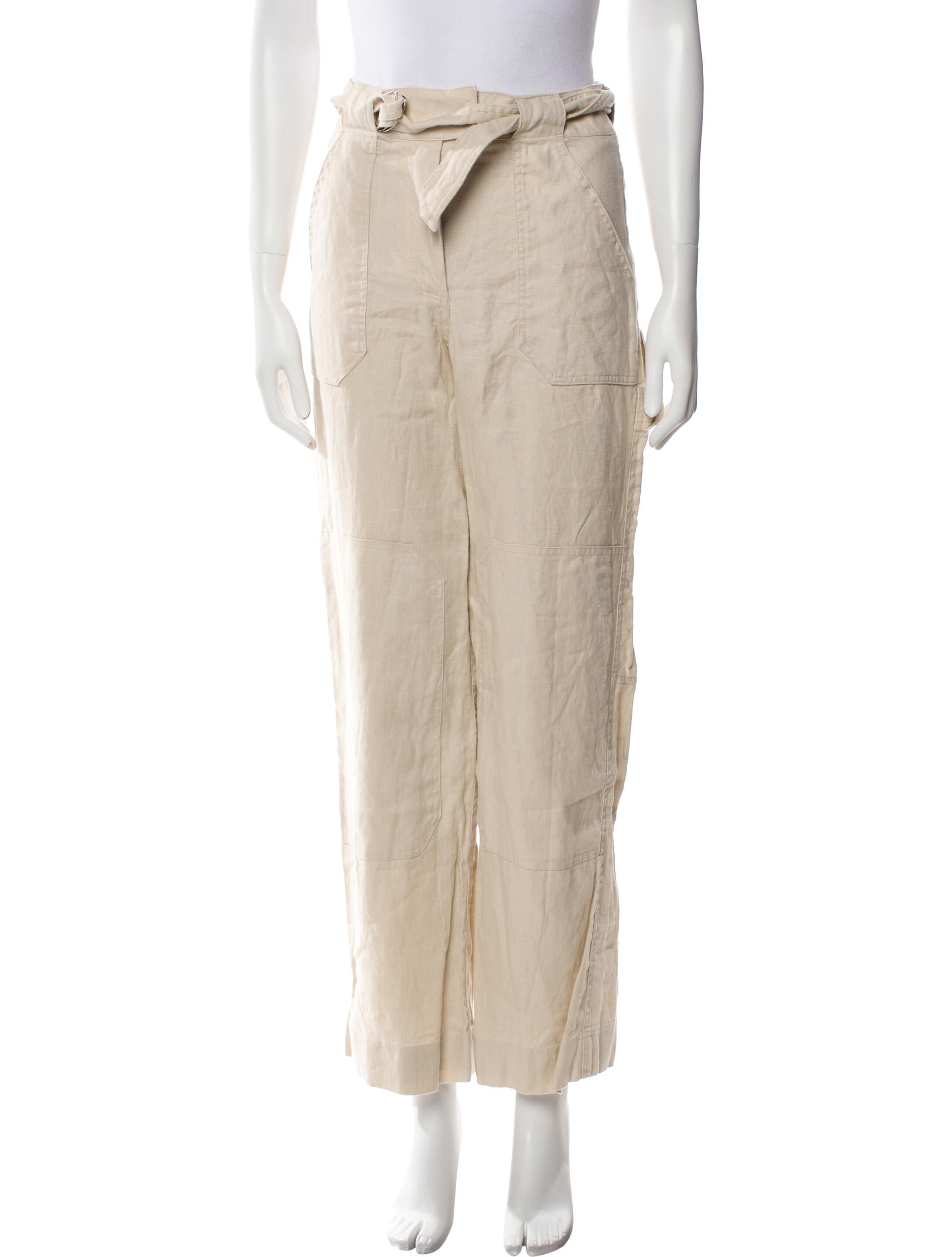 GRLFRND Linen Wide Leg Pants