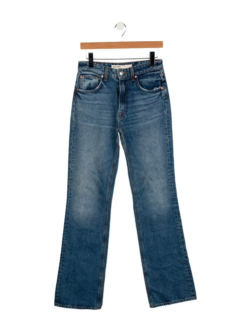 GRLFRND Mid-Rise Wide Leg Jeans