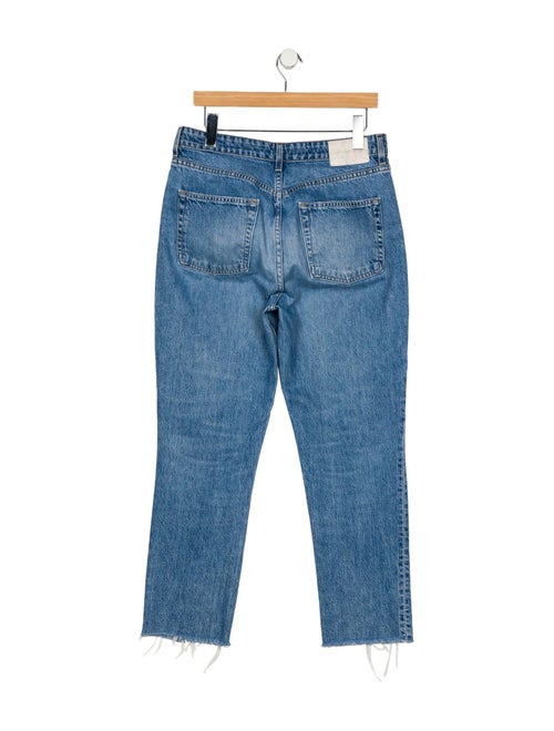 GRLFRND High-Rise Straight Leg Jeans