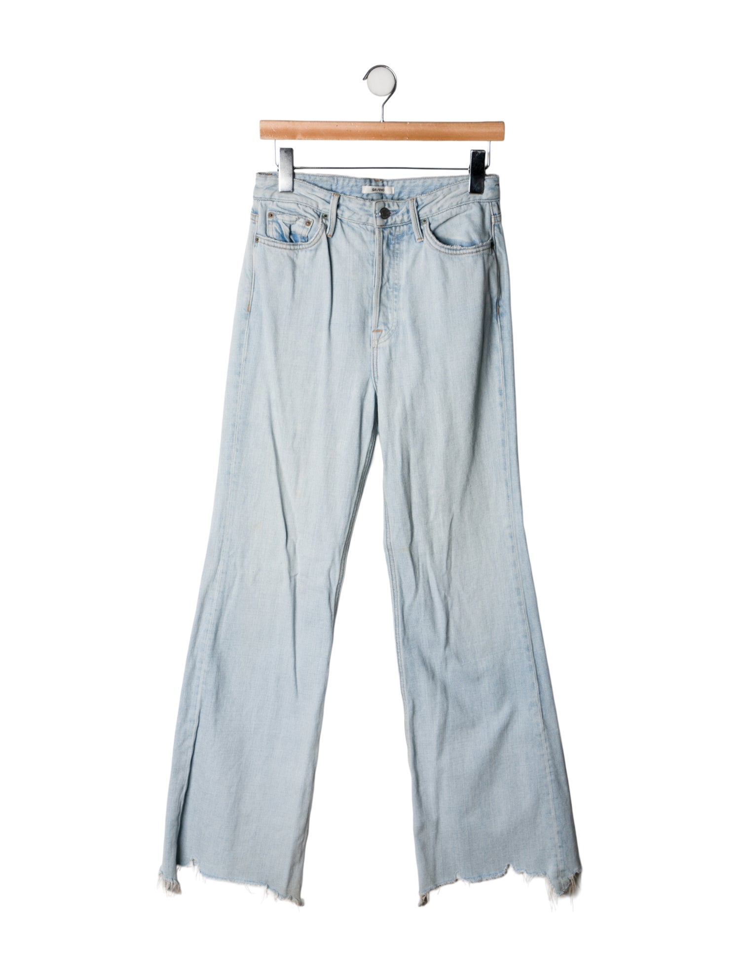GRLFRND High-Rise Wide Leg Jeans
