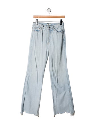 GRLFRND High-Rise Wide Leg Jeans