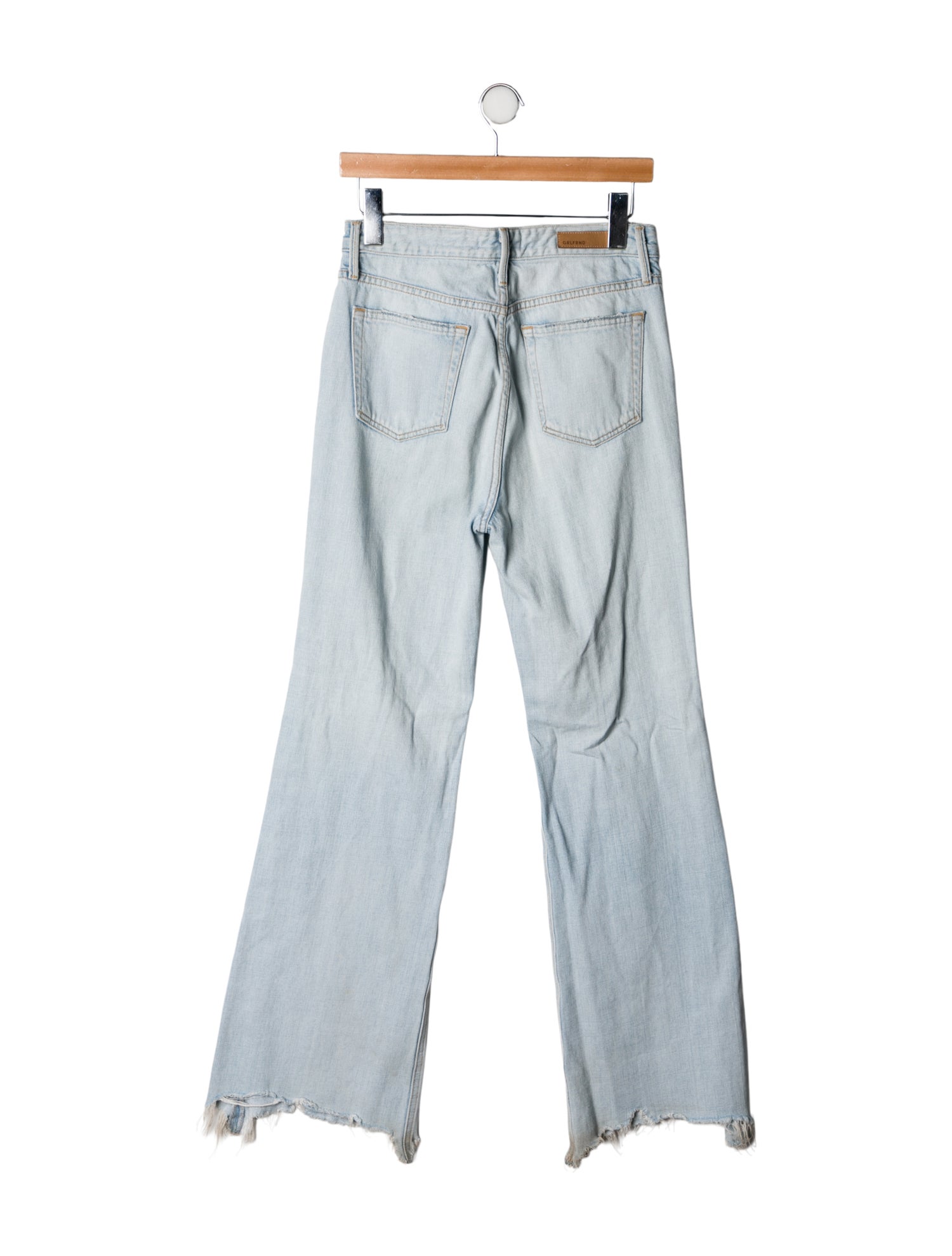 GRLFRND High-Rise Wide Leg Jeans
