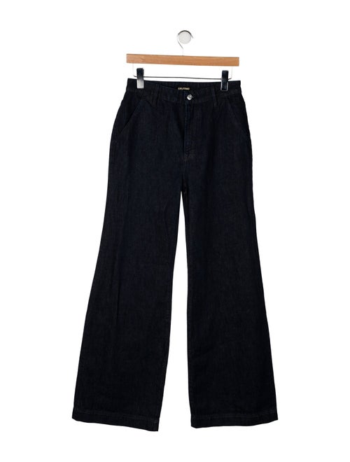 GRLFRND High-Rise Wide Leg Jeans