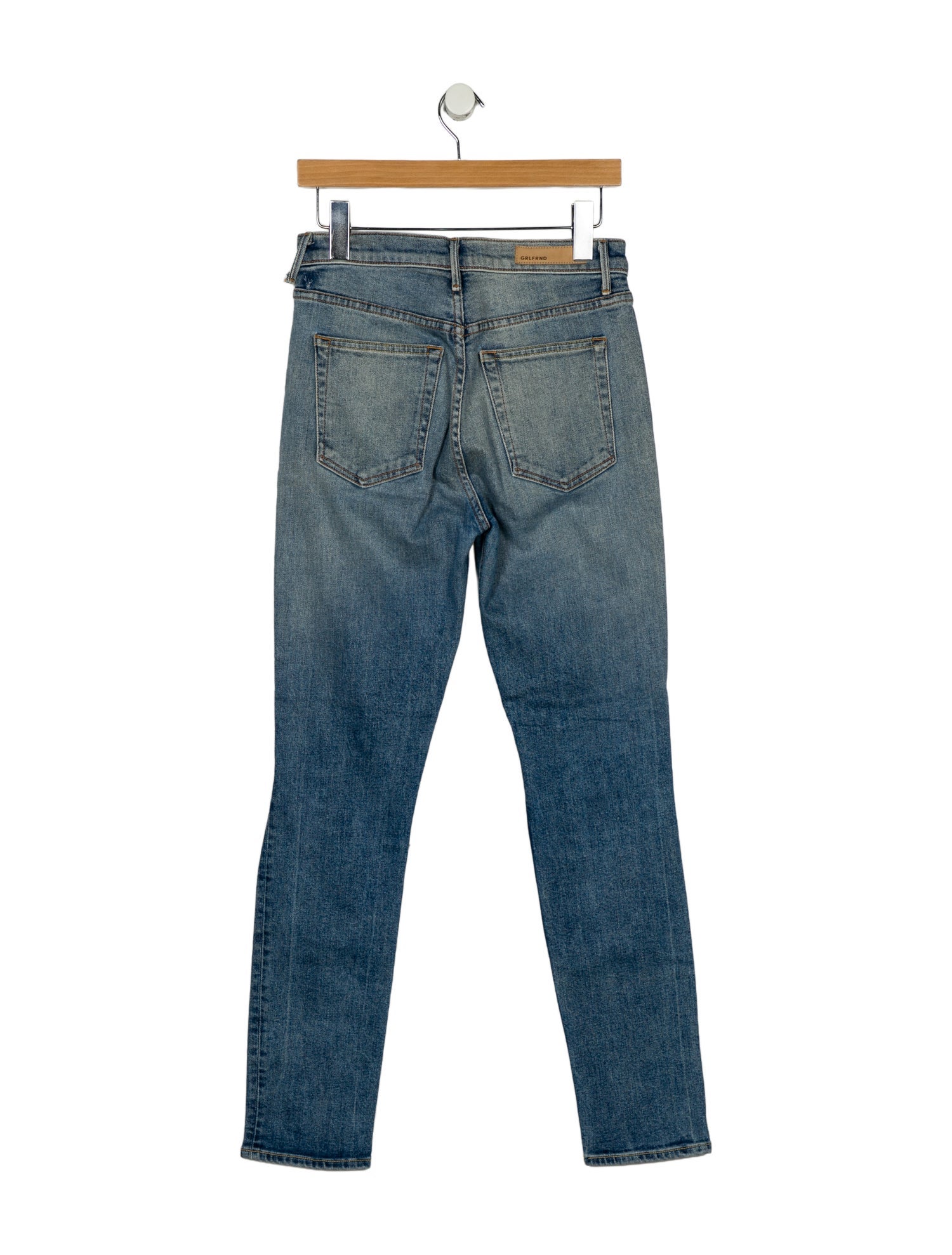 GRLFRND High-Rise Skinny Leg Jeans