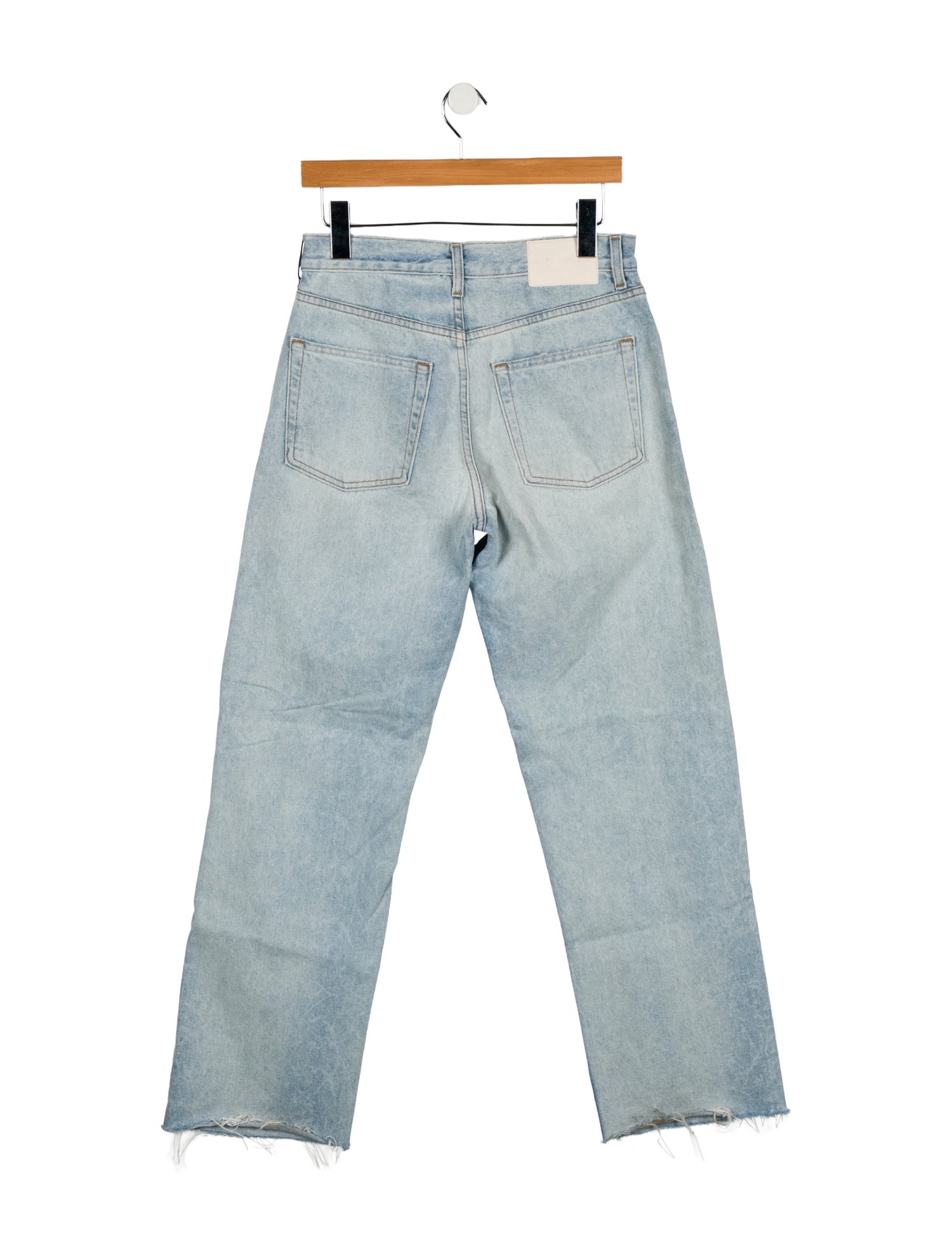 GRLFRND High-Rise Straight Leg Jeans
