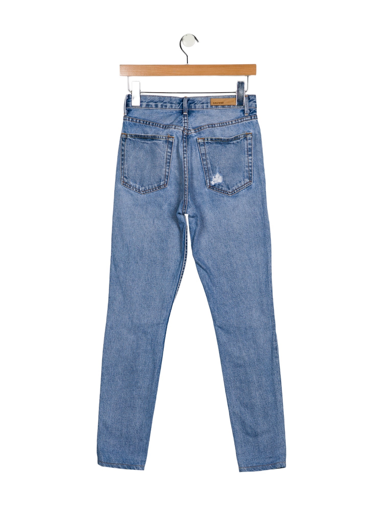 GRLFRND Mid-Rise Skinny Leg Jeans
