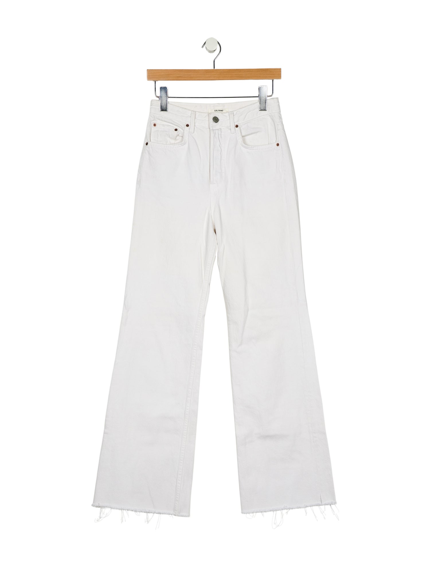 GRLFRND High-Rise Wide Leg Jeans