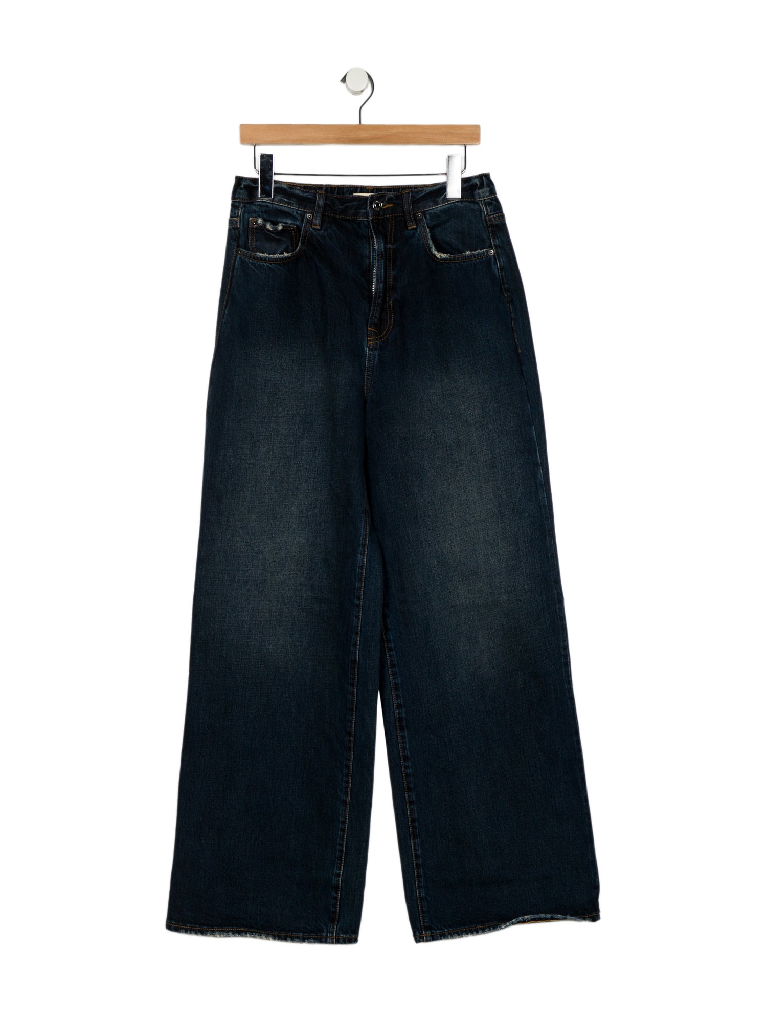 GRLFRND High-Rise Wide Leg Jeans