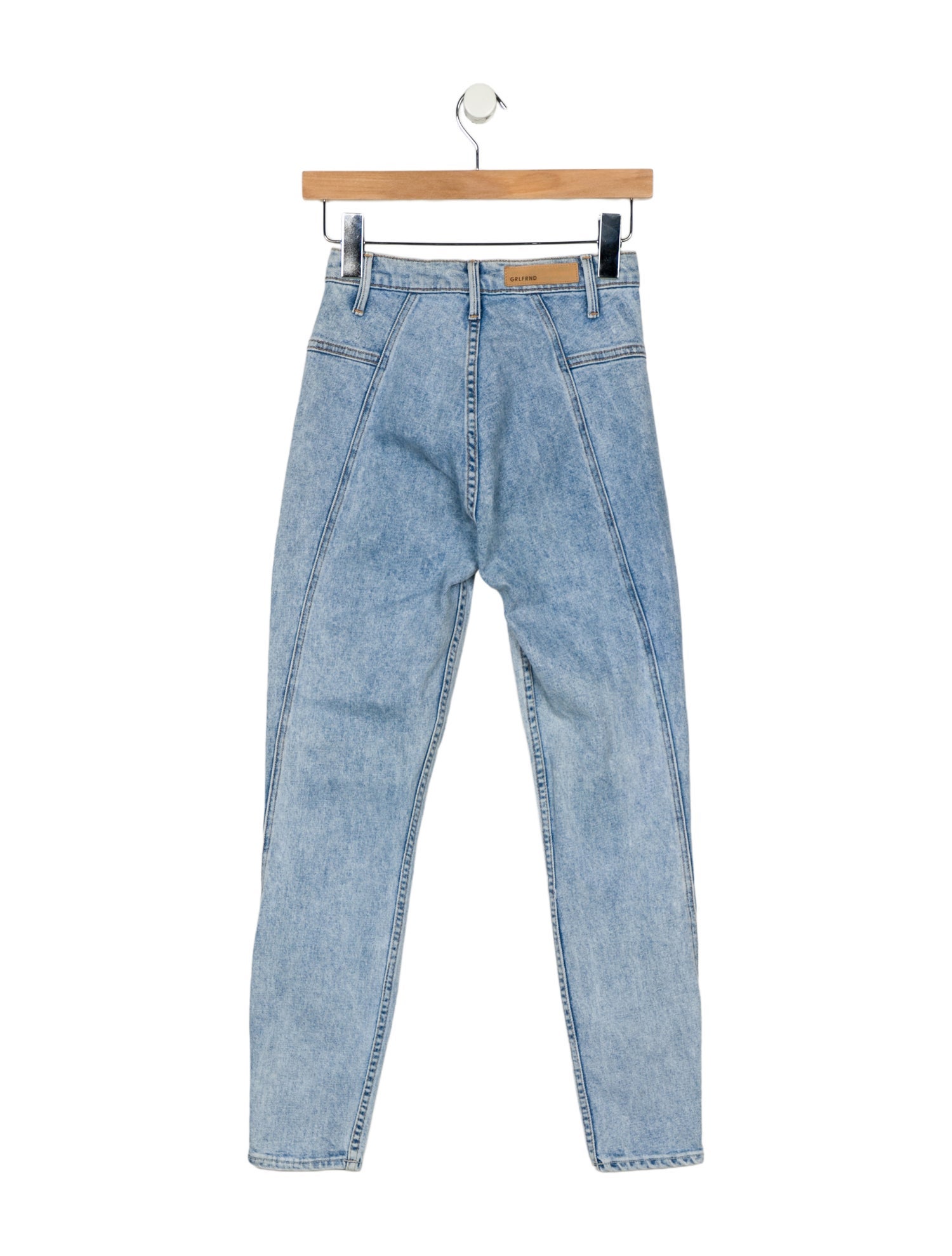 GRLFRND Mid-Rise Skinny Leg Jeans