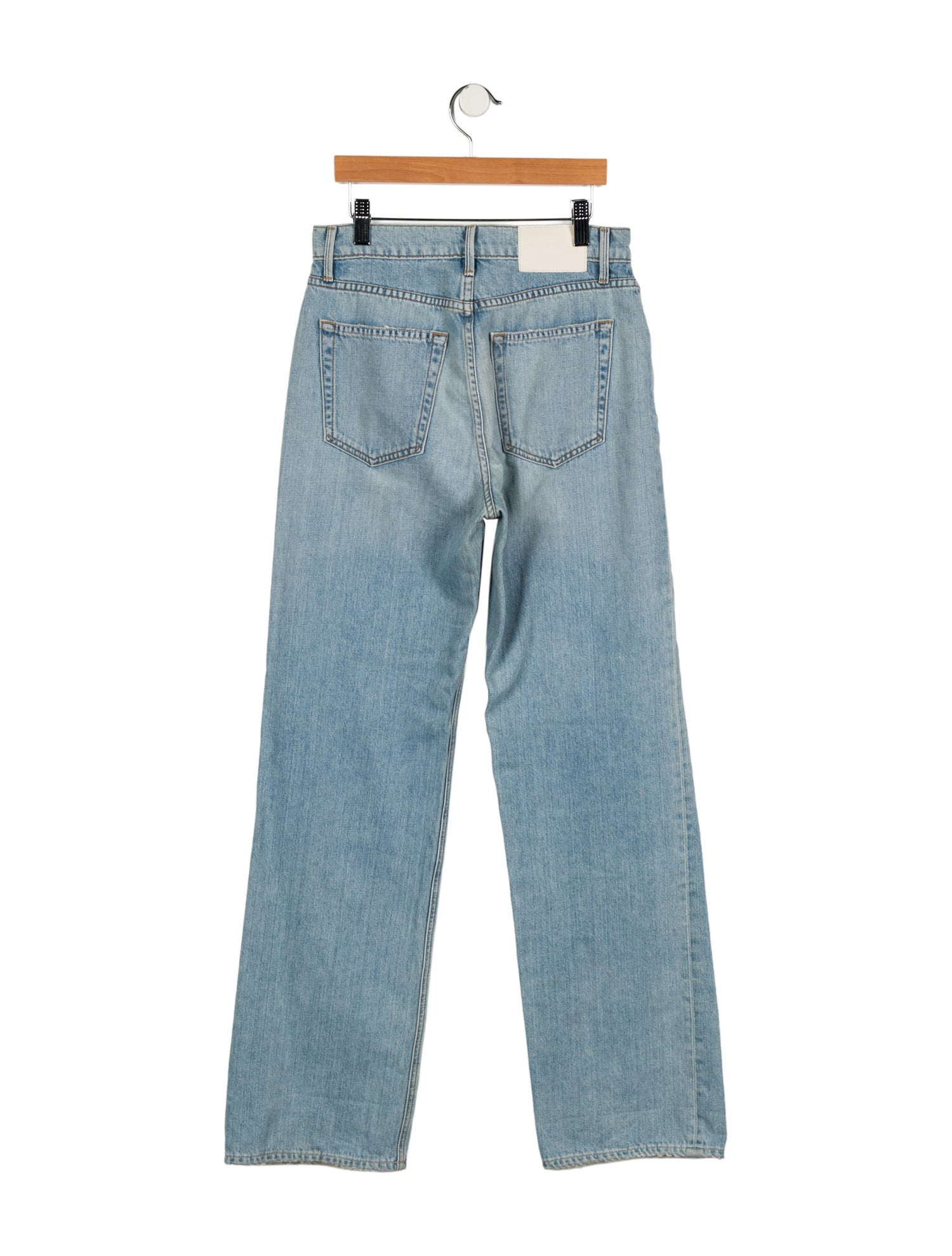 GRLFRND Mid-Rise Wide Leg Jeans