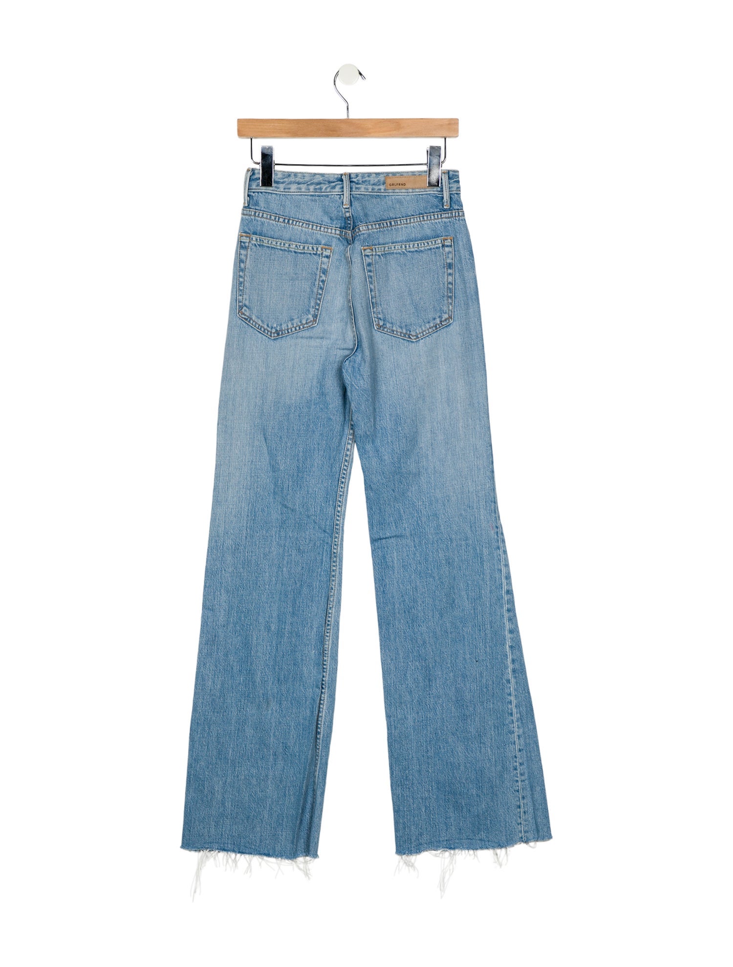 GRLFRND High-Rise Wide Leg Jeans