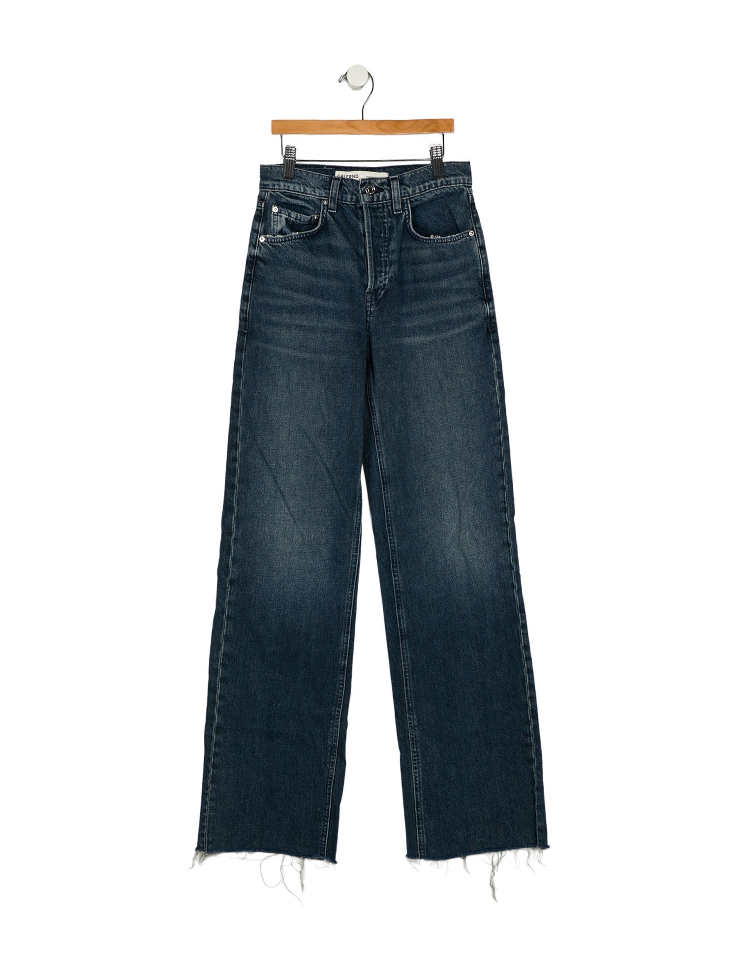 GRLFRND Mid-Rise Wide Leg Jeans