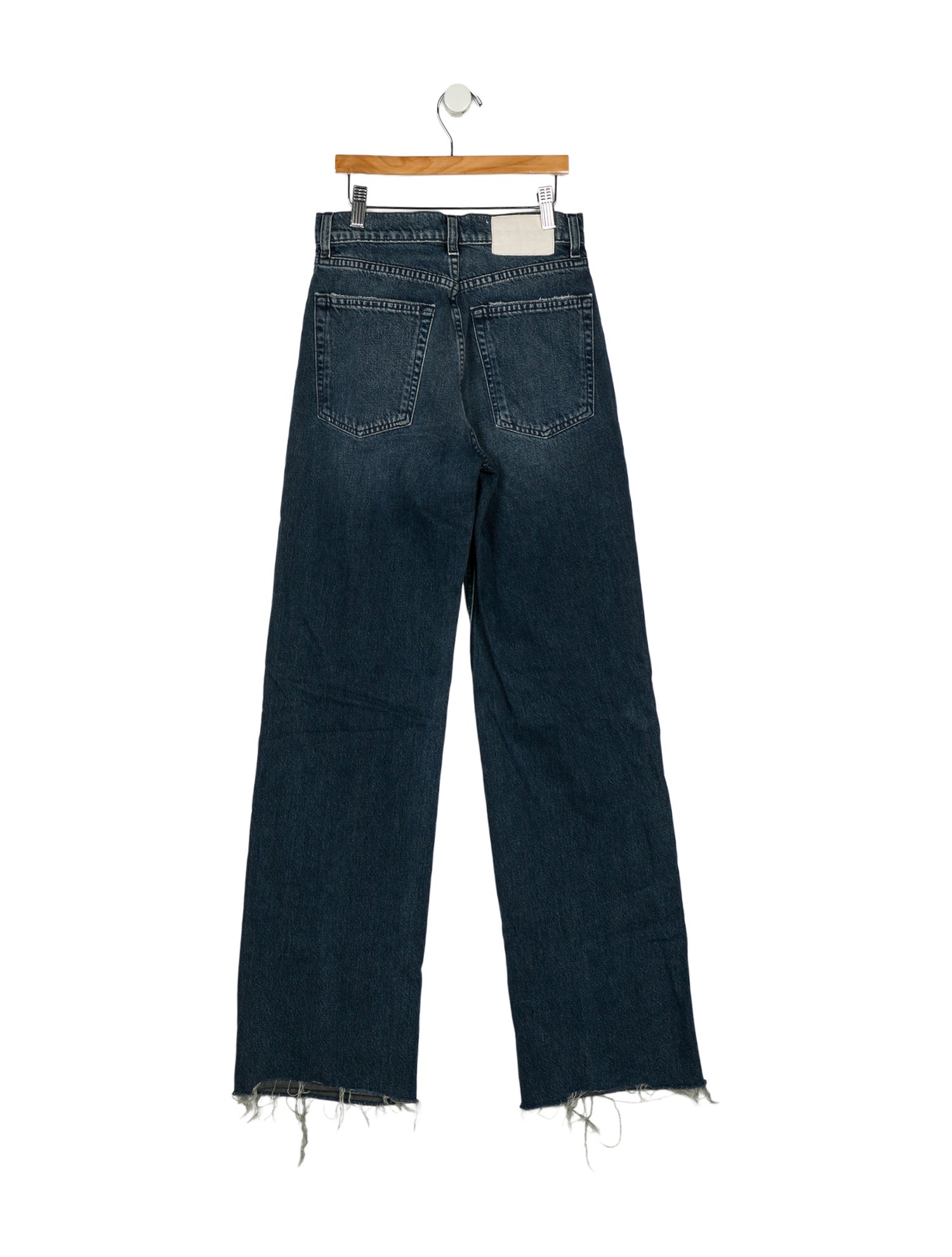 GRLFRND Mid-Rise Wide Leg Jeans