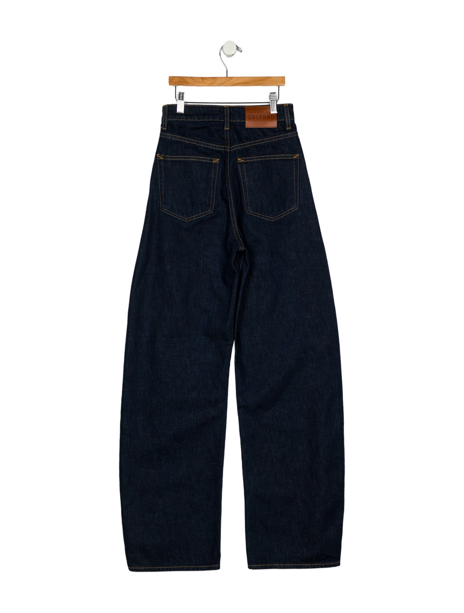GRLFRND High-Rise Wide Leg Jeans