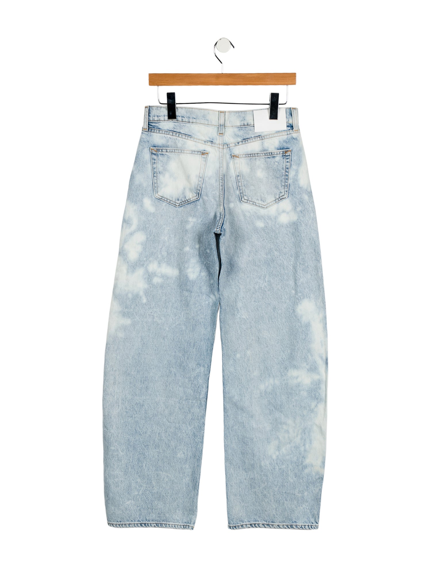GRLFRND Mid-Rise Wide Leg Jeans