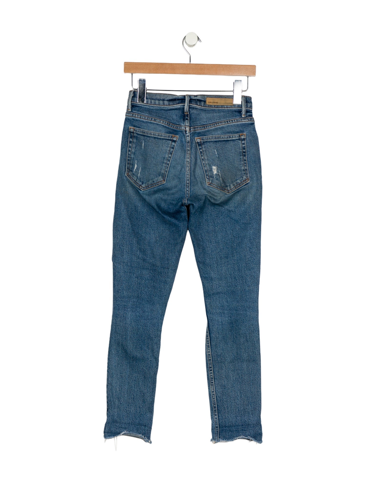 GRLFRND Mid-Rise Skinny Leg Jeans