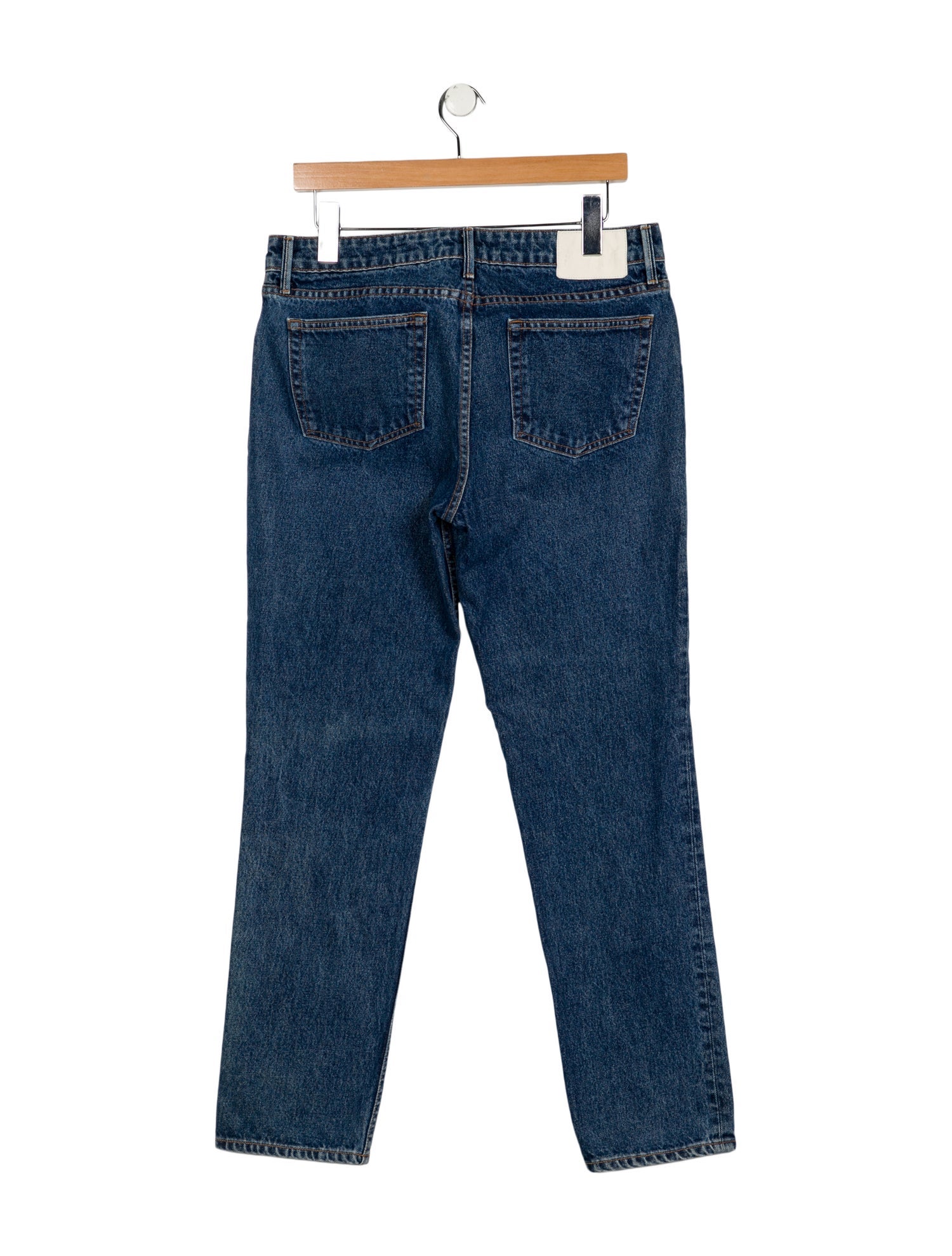 GRLFRND Mid-Rise Straight Leg Jeans