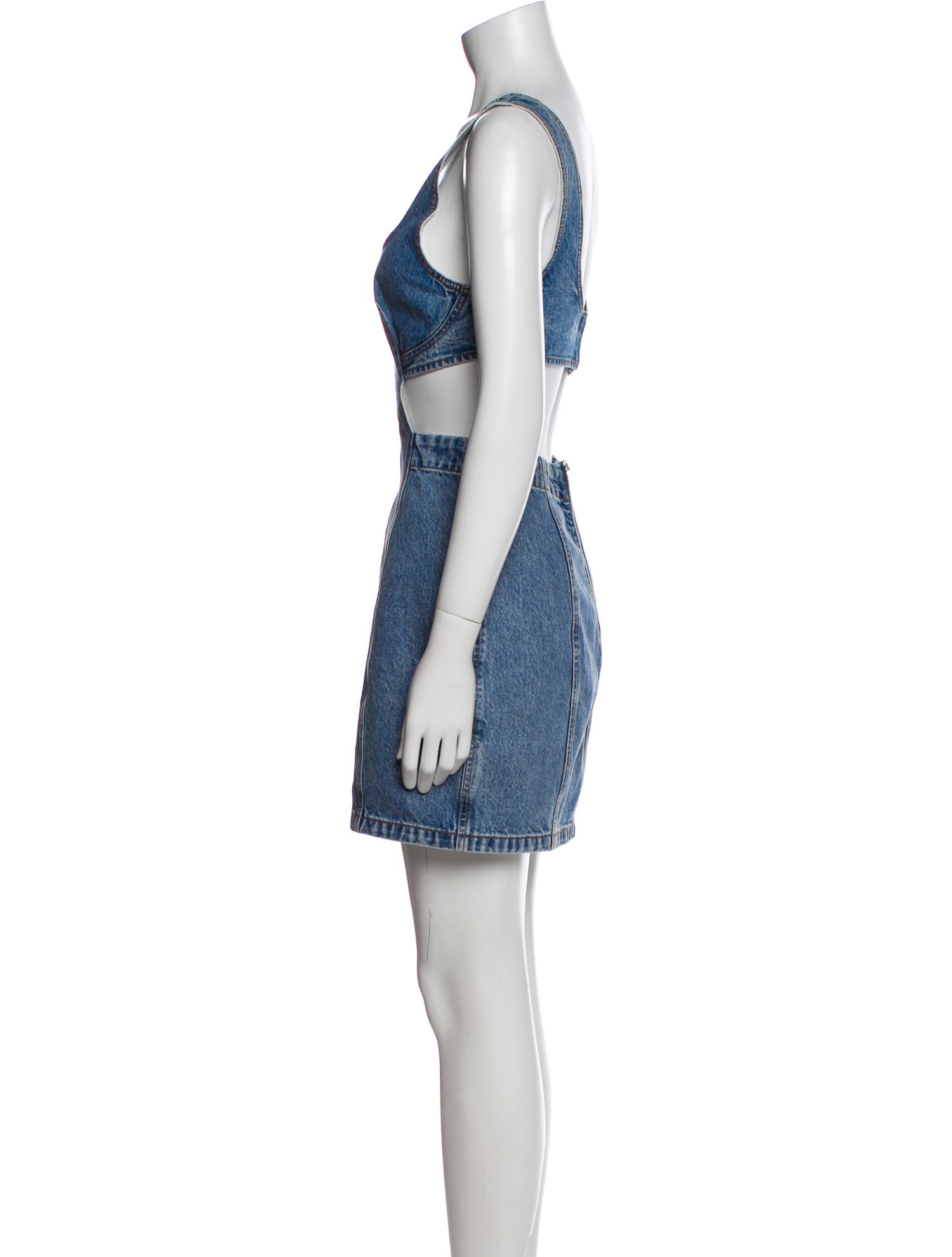 GRLFRND Square Neckline Long Dress