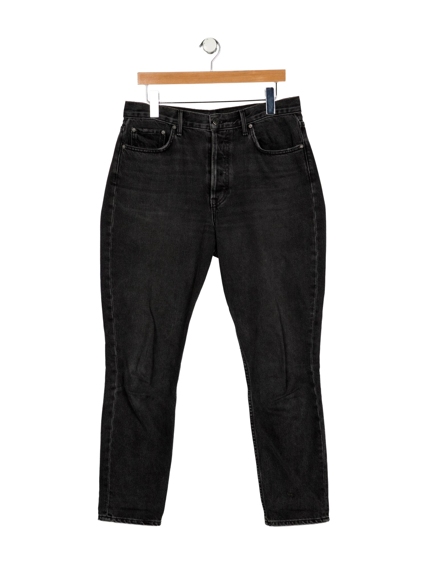 GRLFRND High-Rise Straight Leg Jeans