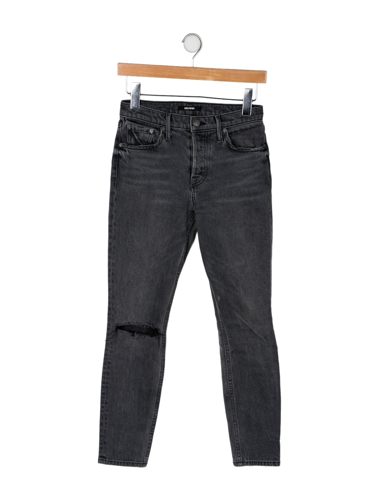 GRLFRND Mid-Rise Skinny Leg Jeans