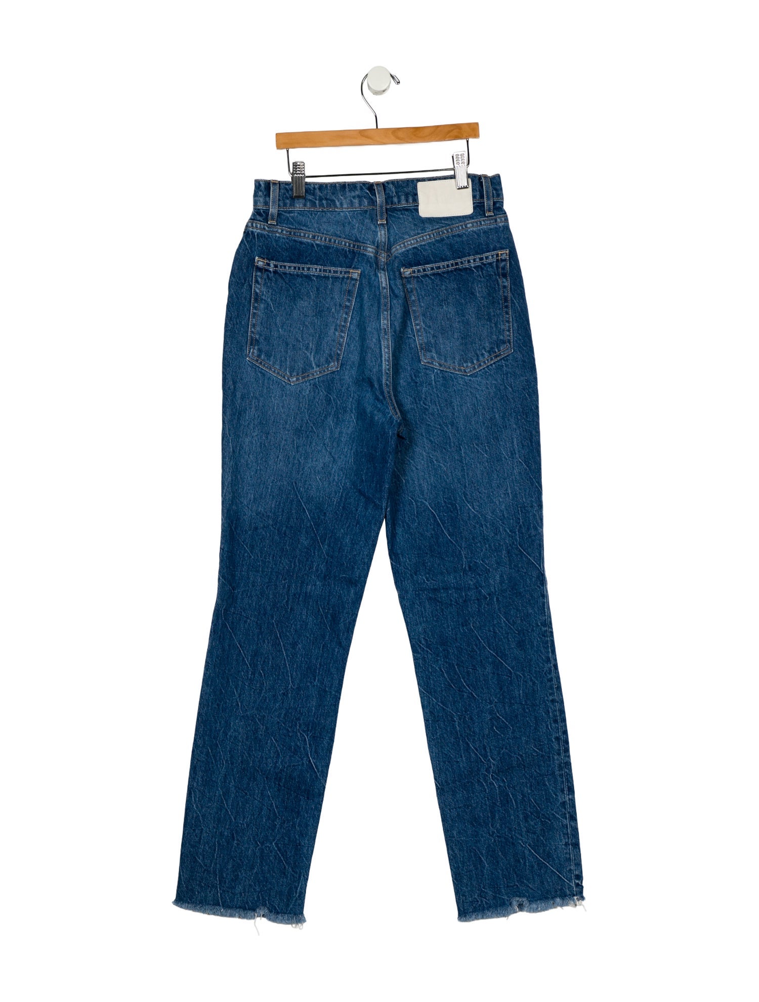 GRLFRND High-Rise Straight Leg Jeans