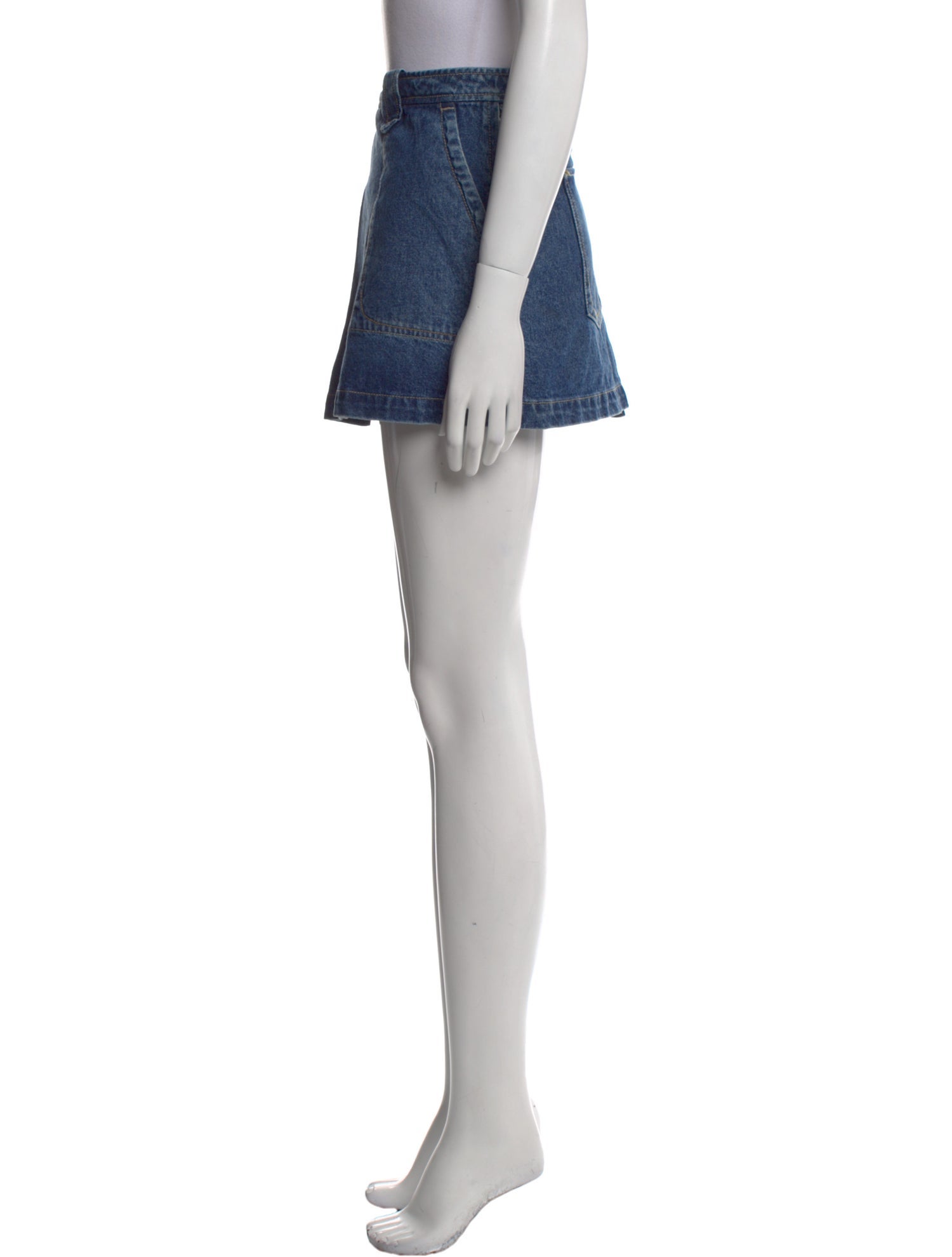 GRLFRND Distressed Accents Mini Skirt