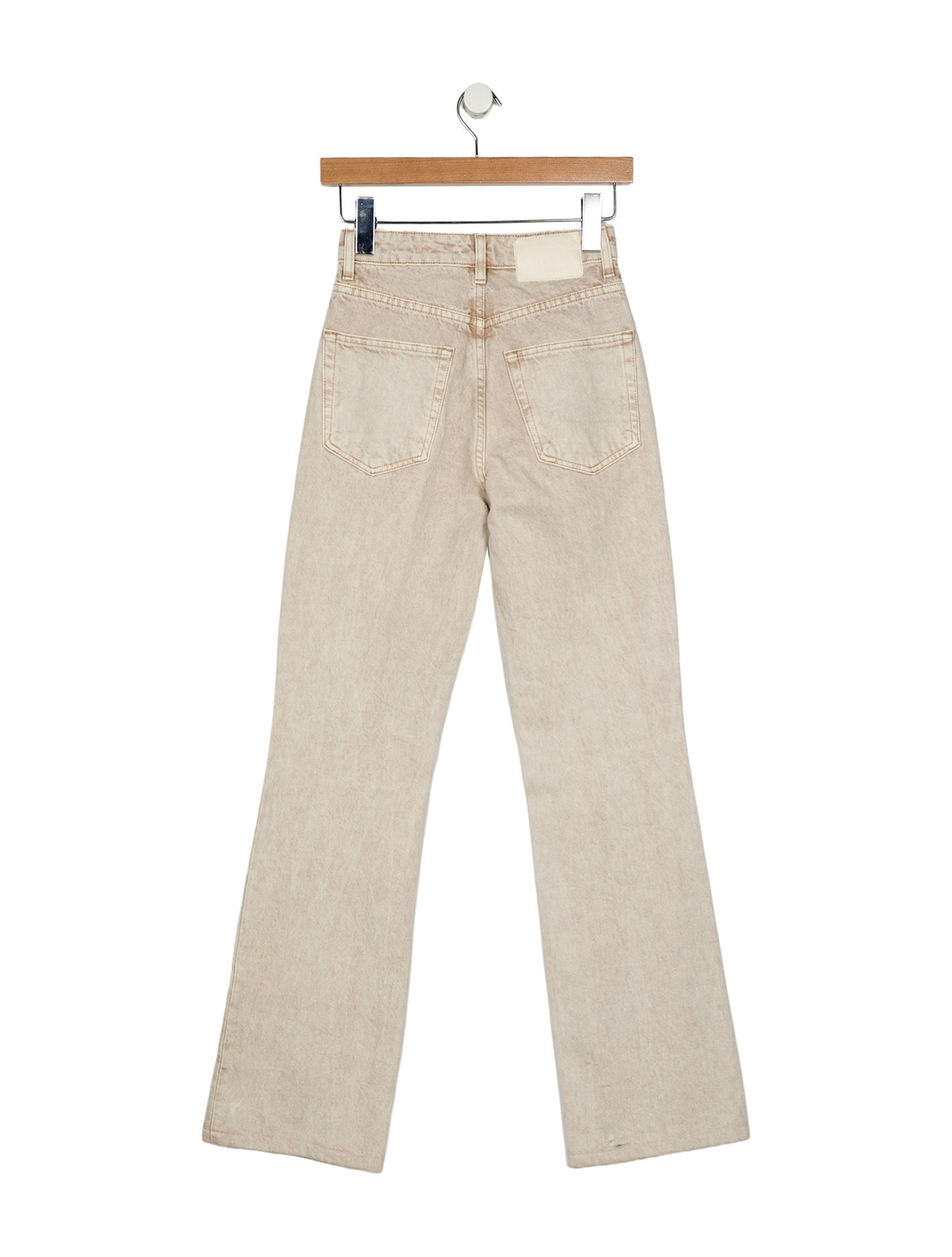 GRLFRND Mid-Rise Wide Leg Jeans