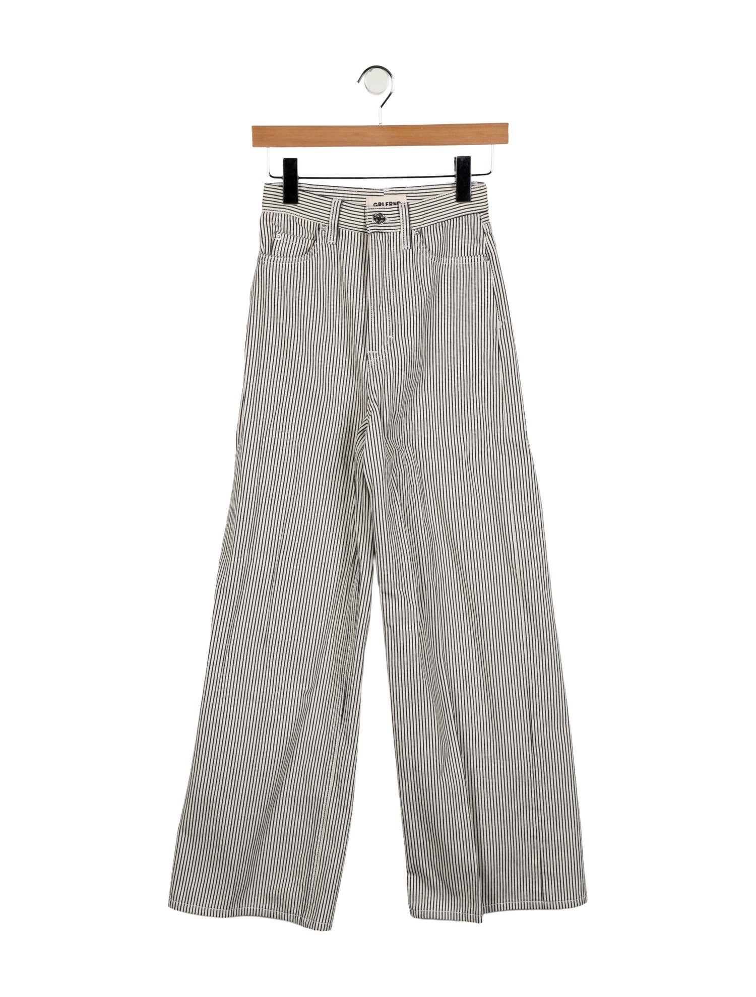 GRLFRND High-Rise Wide Leg Jeans