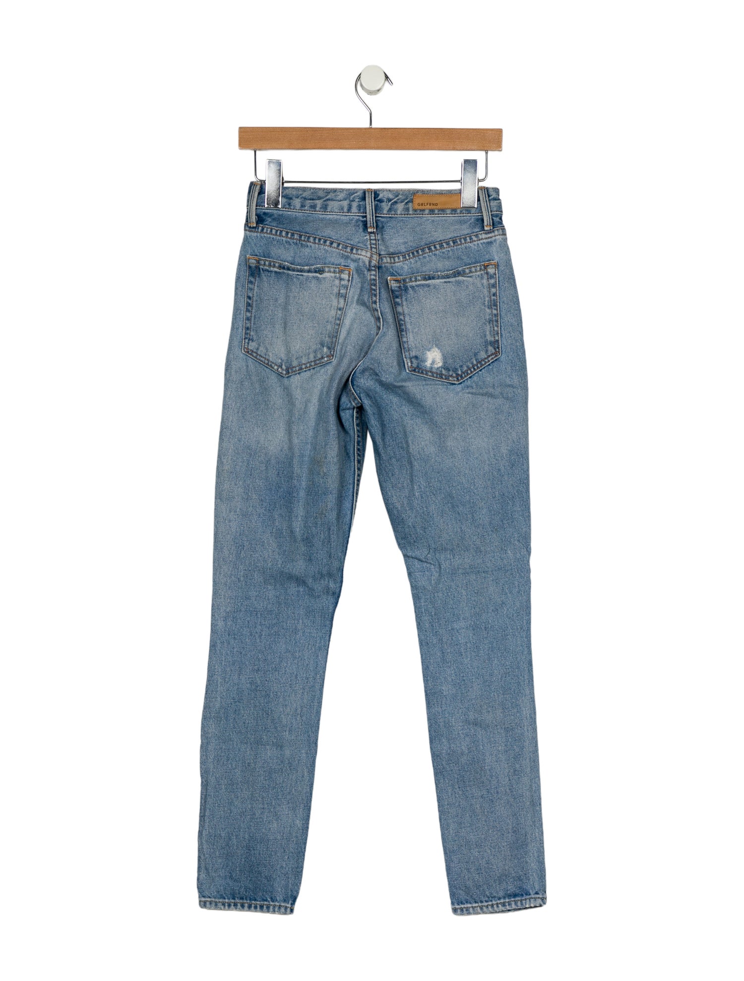 GRLFRND Mid-Rise Skinny Leg Jeans